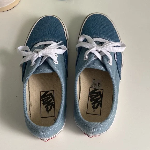VANS Authentic Denim Two-Tone Sneakers - Picture 4 of 7